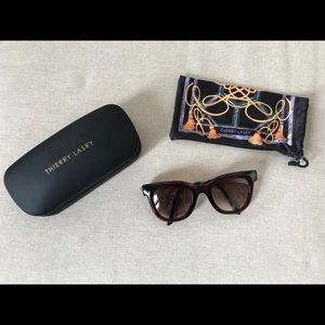 Brown Thierry Lasry Nudity sunglasses
